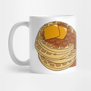 Waffles are just Pancakes With Abs Mug